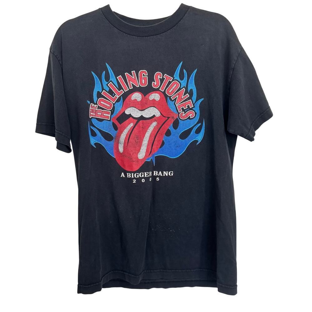 VINTAGE ROLLING STONES A Bigger Bang 2005 Concert T-shirt Size Medium